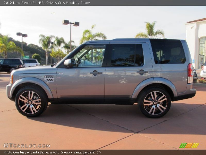 Orkney Grey Metallic / Ebony 2012 Land Rover LR4 HSE