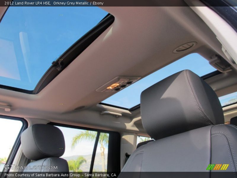 Orkney Grey Metallic / Ebony 2012 Land Rover LR4 HSE