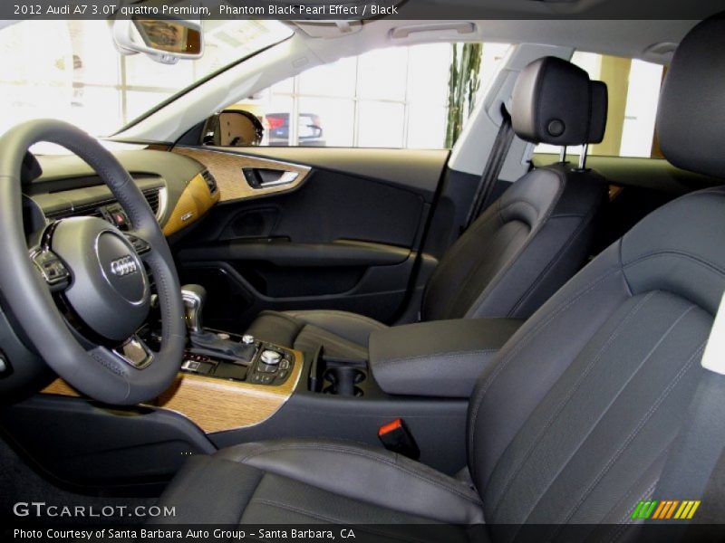  2012 A7 3.0T quattro Premium Black Interior