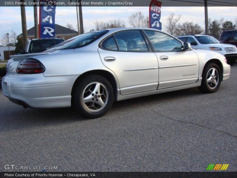 Galaxy Silver Metallic / Graphite/Gray 2001 Pontiac Grand Prix GT Sedan