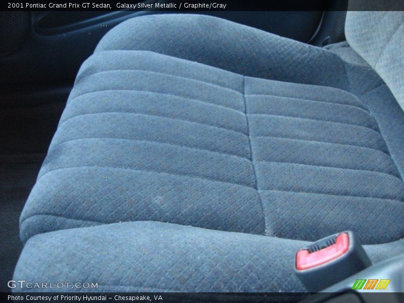 Galaxy Silver Metallic / Graphite/Gray 2001 Pontiac Grand Prix GT Sedan
