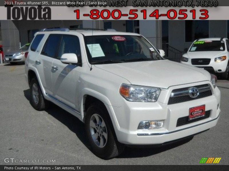 Blizzard White Pearl / Sand Beige 2011 Toyota 4Runner SR5