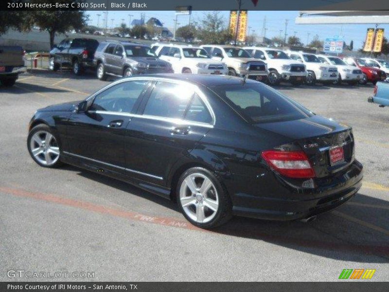 Black / Black 2010 Mercedes-Benz C 300 Sport