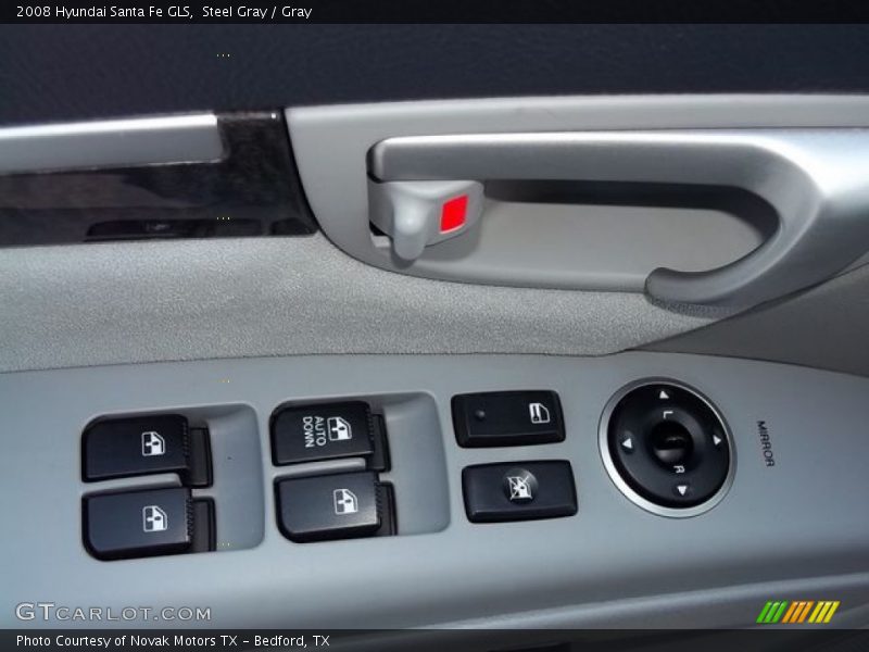 Steel Gray / Gray 2008 Hyundai Santa Fe GLS