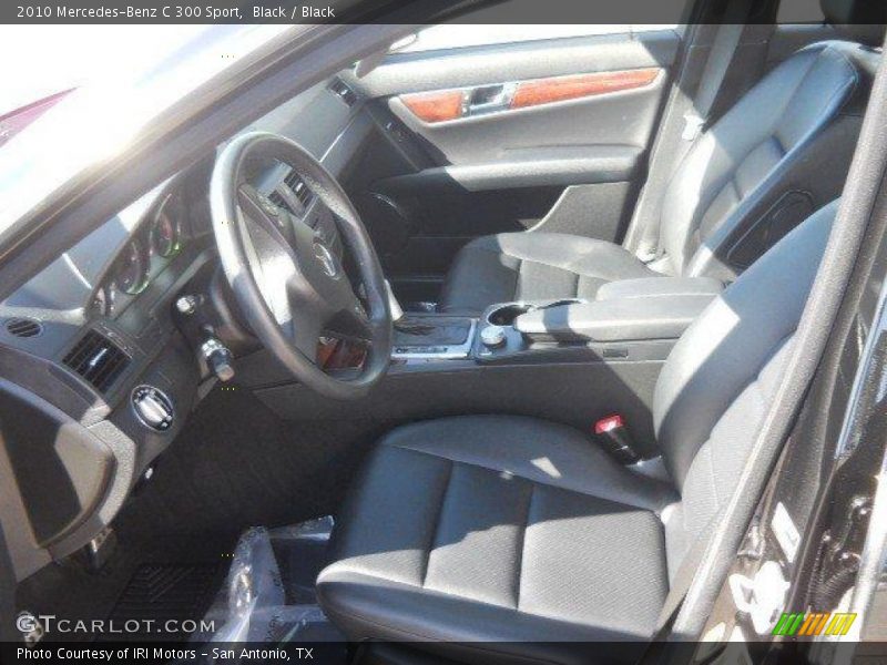 Black / Black 2010 Mercedes-Benz C 300 Sport