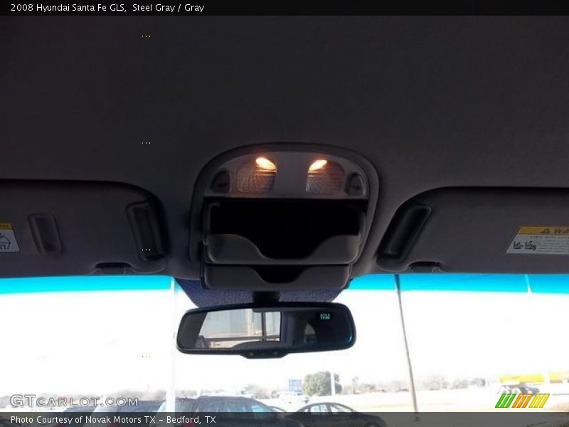 Steel Gray / Gray 2008 Hyundai Santa Fe GLS