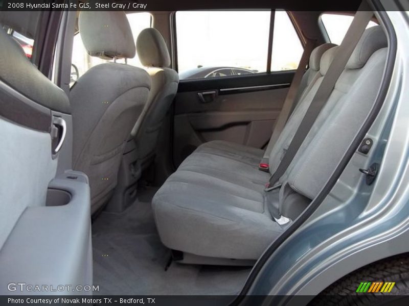 Steel Gray / Gray 2008 Hyundai Santa Fe GLS
