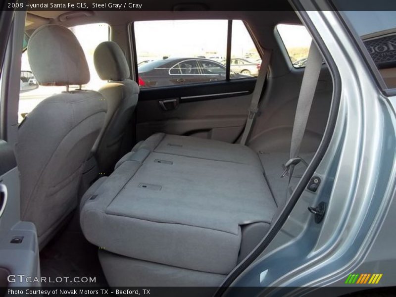 Steel Gray / Gray 2008 Hyundai Santa Fe GLS