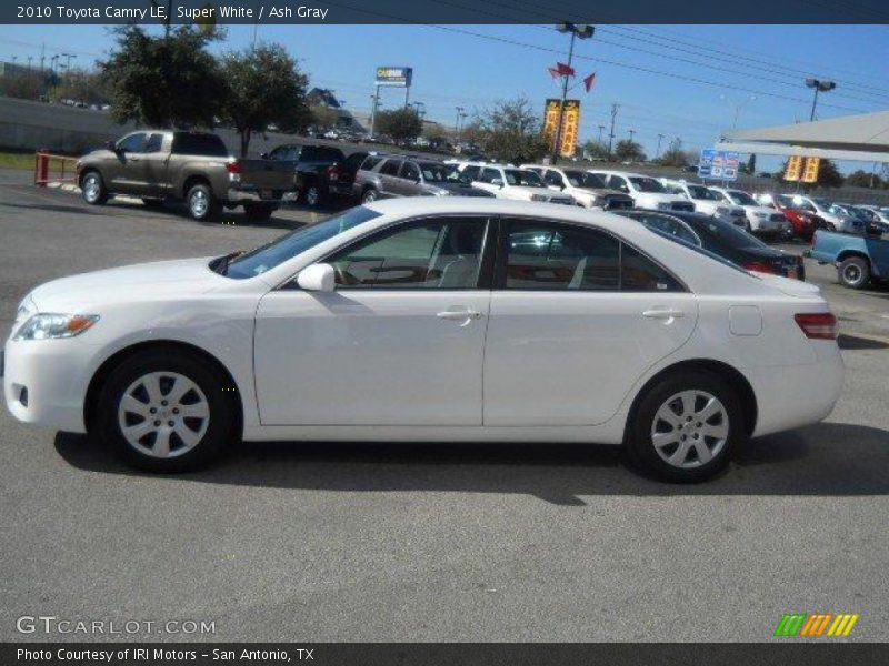 Super White / Ash Gray 2010 Toyota Camry LE