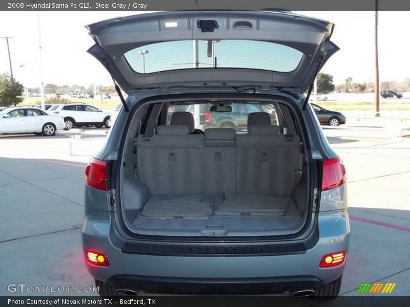 Steel Gray / Gray 2008 Hyundai Santa Fe GLS
