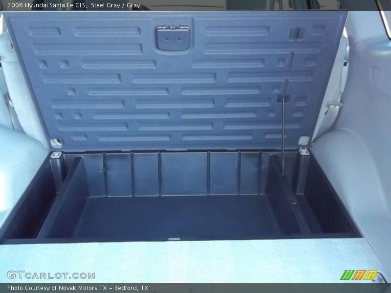 Steel Gray / Gray 2008 Hyundai Santa Fe GLS