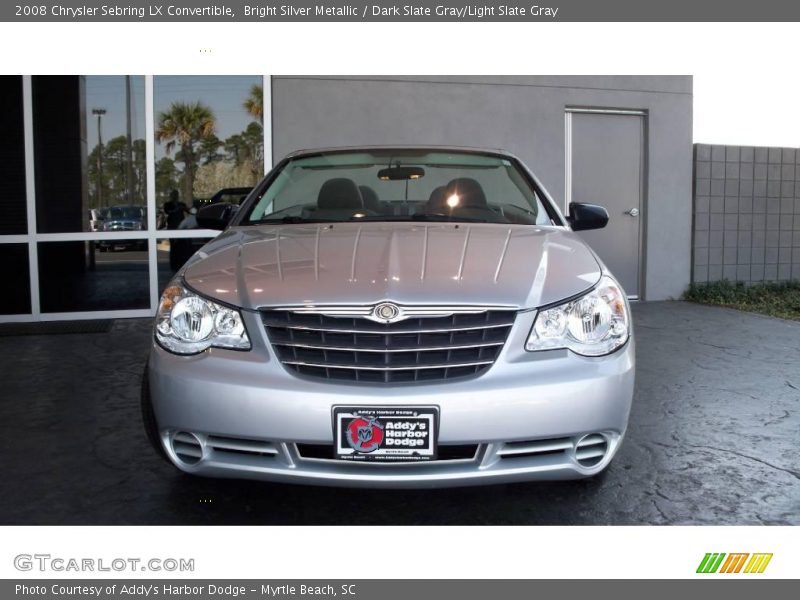 Bright Silver Metallic / Dark Slate Gray/Light Slate Gray 2008 Chrysler Sebring LX Convertible