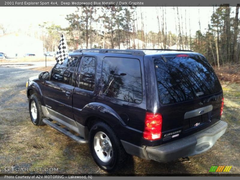 Deep Wedgewood Blue Metallic / Dark Graphite 2001 Ford Explorer Sport 4x4