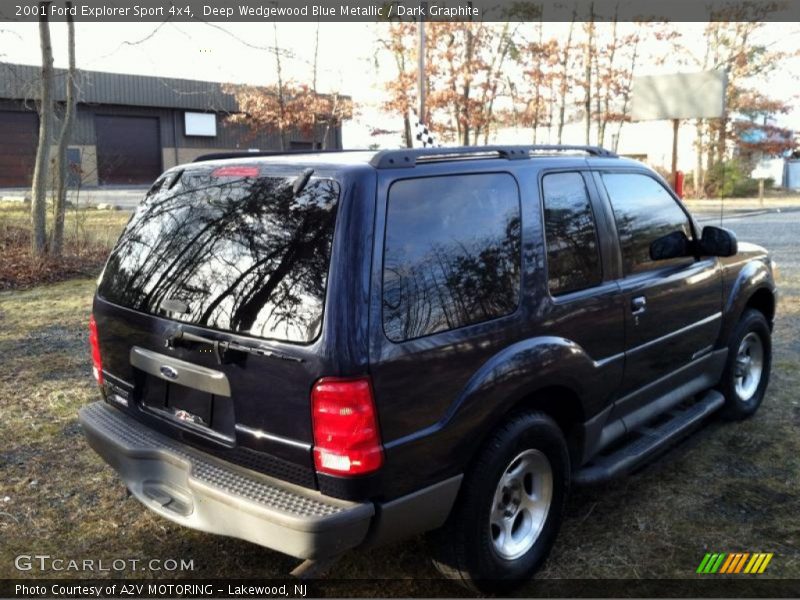 Deep Wedgewood Blue Metallic / Dark Graphite 2001 Ford Explorer Sport 4x4