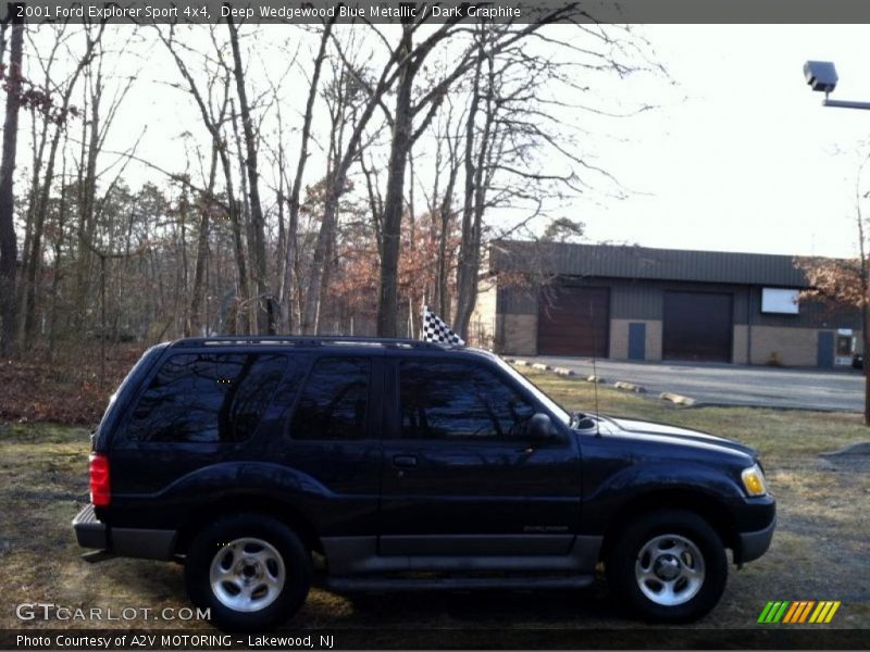 Deep Wedgewood Blue Metallic / Dark Graphite 2001 Ford Explorer Sport 4x4