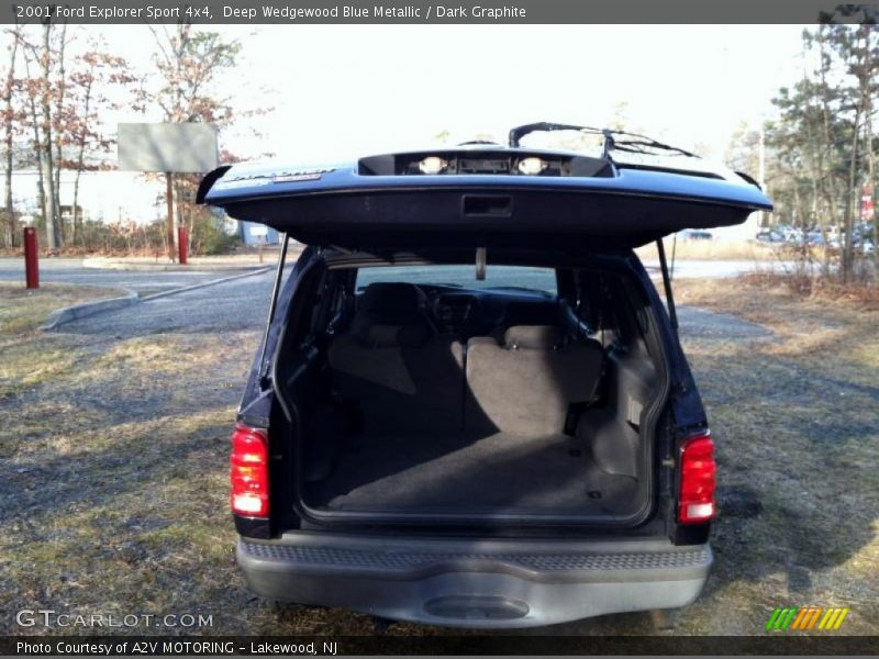 Deep Wedgewood Blue Metallic / Dark Graphite 2001 Ford Explorer Sport 4x4