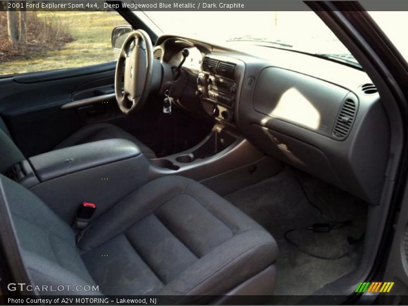 Deep Wedgewood Blue Metallic / Dark Graphite 2001 Ford Explorer Sport 4x4