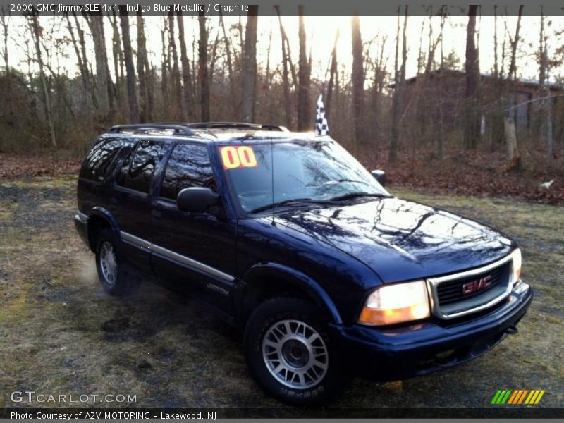 Indigo Blue Metallic / Graphite 2000 GMC Jimmy SLE 4x4