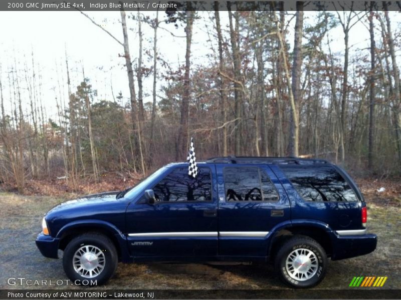 Indigo Blue Metallic / Graphite 2000 GMC Jimmy SLE 4x4