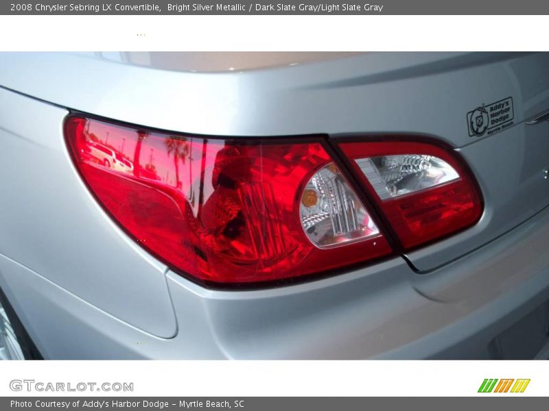 Bright Silver Metallic / Dark Slate Gray/Light Slate Gray 2008 Chrysler Sebring LX Convertible