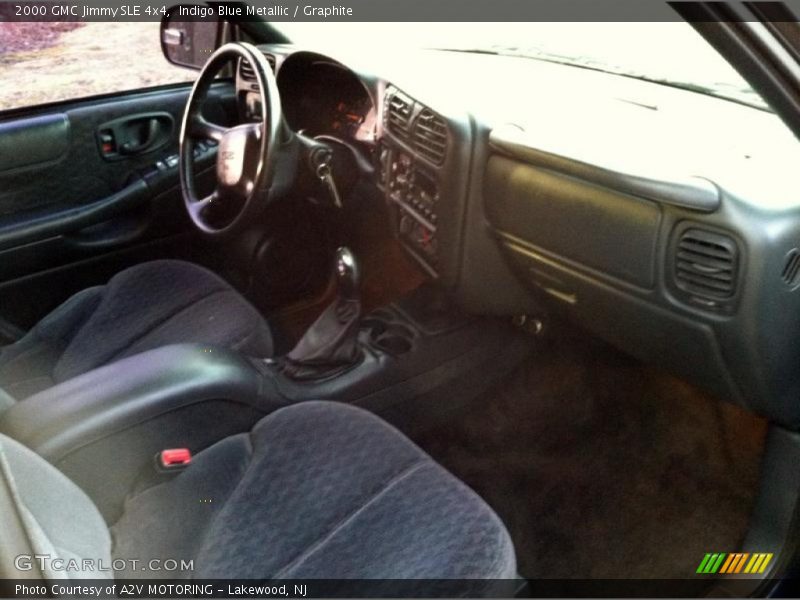 Indigo Blue Metallic / Graphite 2000 GMC Jimmy SLE 4x4