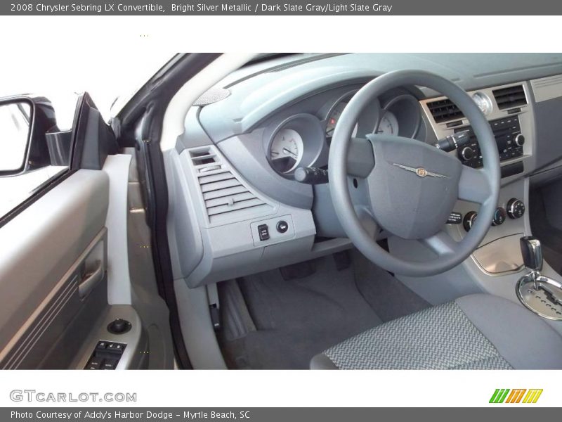 Bright Silver Metallic / Dark Slate Gray/Light Slate Gray 2008 Chrysler Sebring LX Convertible