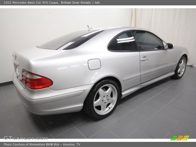 Brilliant Silver Metallic / Ash 2002 Mercedes-Benz CLK 430 Coupe