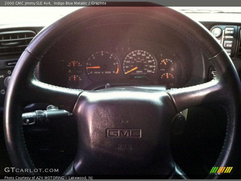 Indigo Blue Metallic / Graphite 2000 GMC Jimmy SLE 4x4