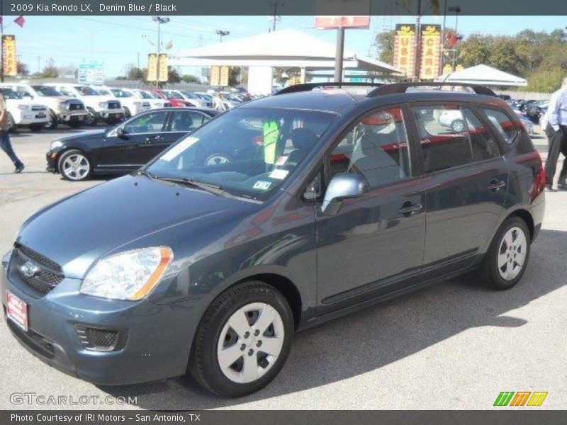 Denim Blue / Black 2009 Kia Rondo LX