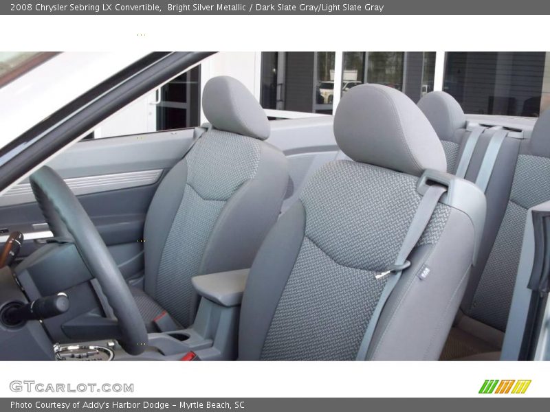 Bright Silver Metallic / Dark Slate Gray/Light Slate Gray 2008 Chrysler Sebring LX Convertible