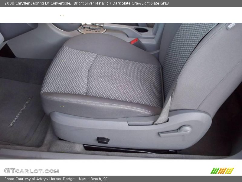Bright Silver Metallic / Dark Slate Gray/Light Slate Gray 2008 Chrysler Sebring LX Convertible