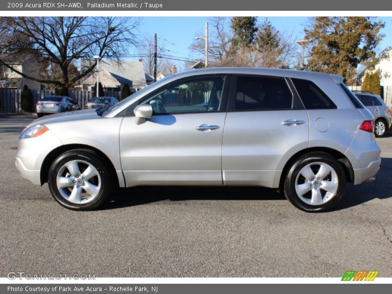 Palladium Metallic / Taupe 2009 Acura RDX SH-AWD