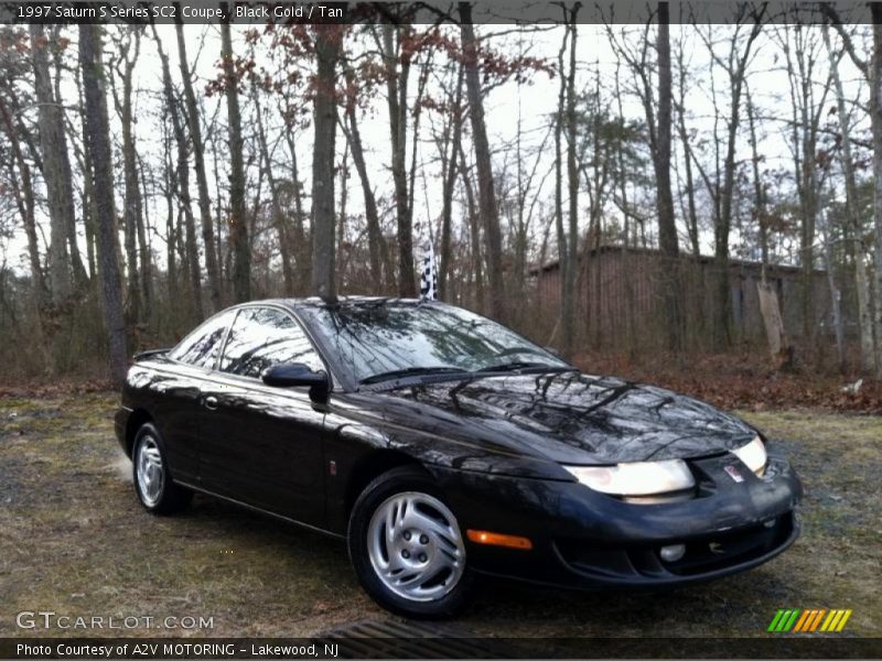 Black Gold / Tan 1997 Saturn S Series SC2 Coupe
