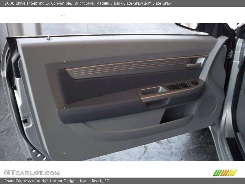Bright Silver Metallic / Dark Slate Gray/Light Slate Gray 2008 Chrysler Sebring LX Convertible