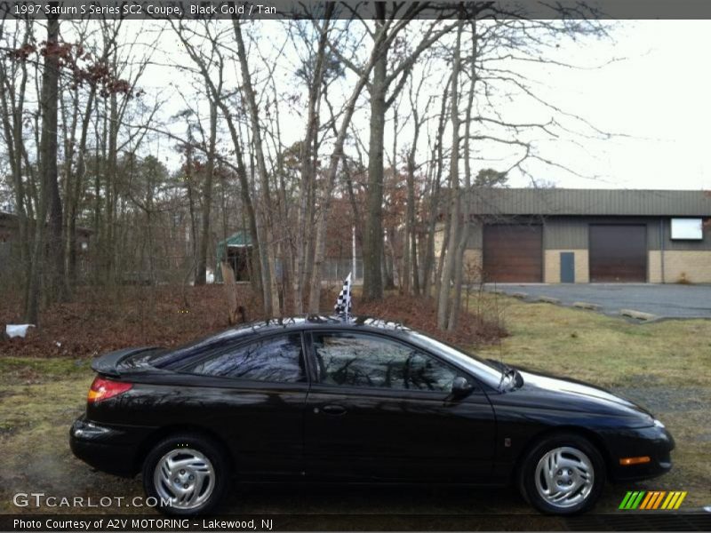 Black Gold / Tan 1997 Saturn S Series SC2 Coupe