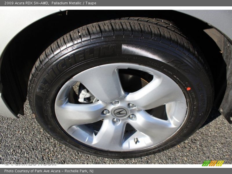 Palladium Metallic / Taupe 2009 Acura RDX SH-AWD