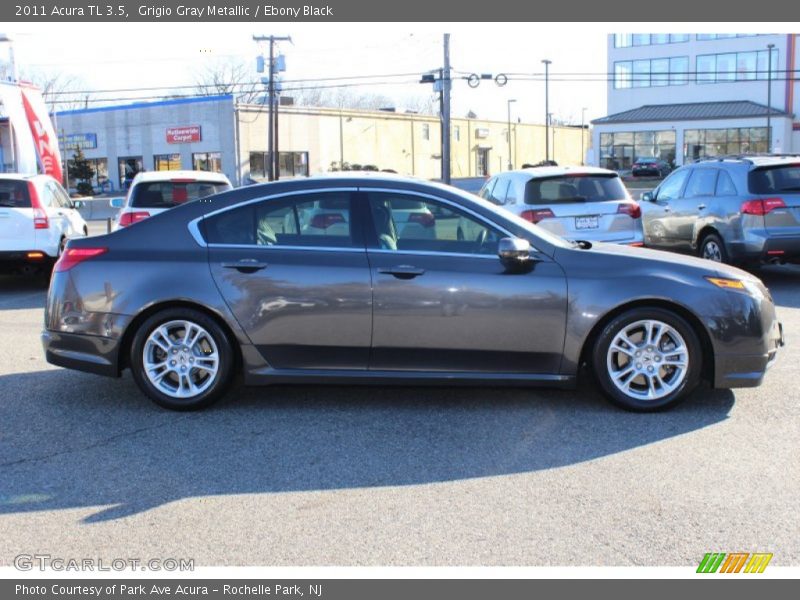 Grigio Gray Metallic / Ebony Black 2011 Acura TL 3.5