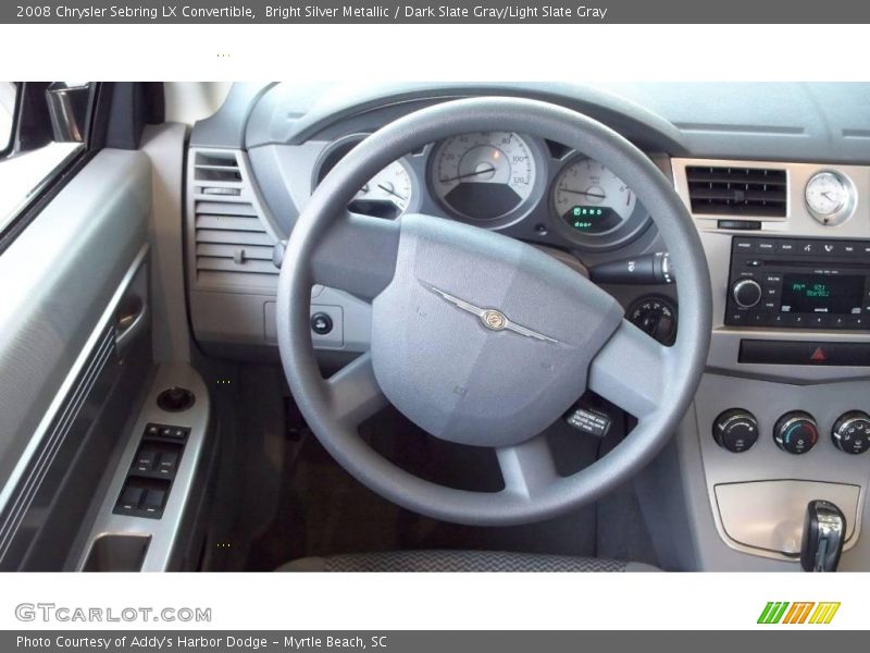 Bright Silver Metallic / Dark Slate Gray/Light Slate Gray 2008 Chrysler Sebring LX Convertible