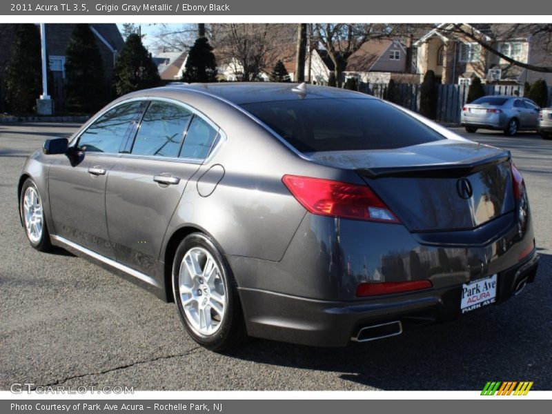 Grigio Gray Metallic / Ebony Black 2011 Acura TL 3.5