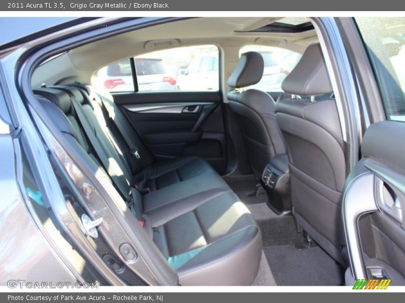 Grigio Gray Metallic / Ebony Black 2011 Acura TL 3.5