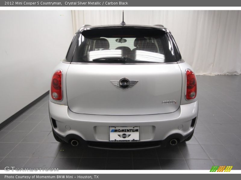 Crystal Silver Metallic / Carbon Black 2012 Mini Cooper S Countryman