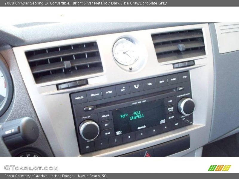Bright Silver Metallic / Dark Slate Gray/Light Slate Gray 2008 Chrysler Sebring LX Convertible