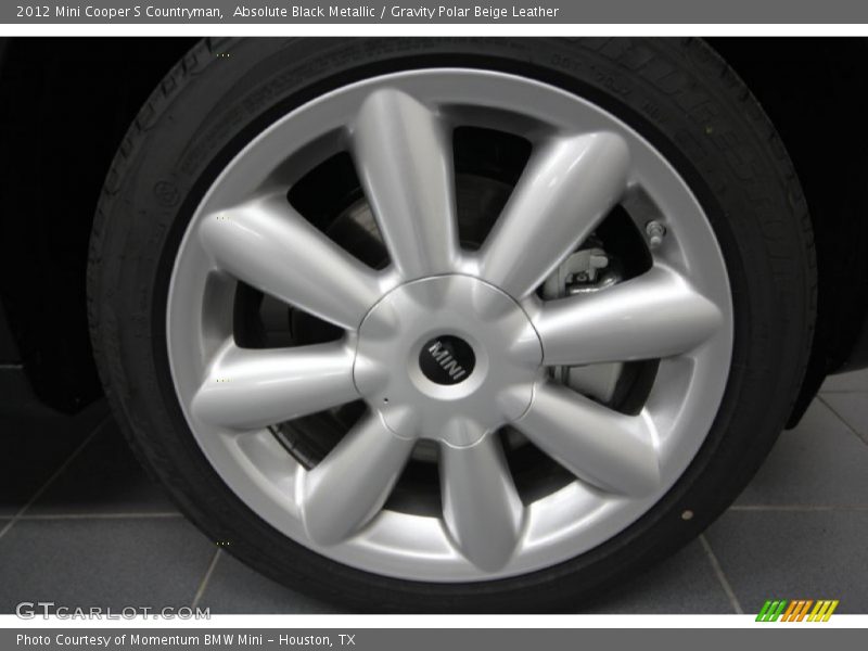 Absolute Black Metallic / Gravity Polar Beige Leather 2012 Mini Cooper S Countryman