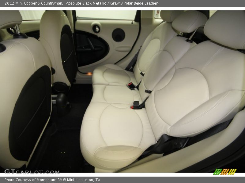 Absolute Black Metallic / Gravity Polar Beige Leather 2012 Mini Cooper S Countryman