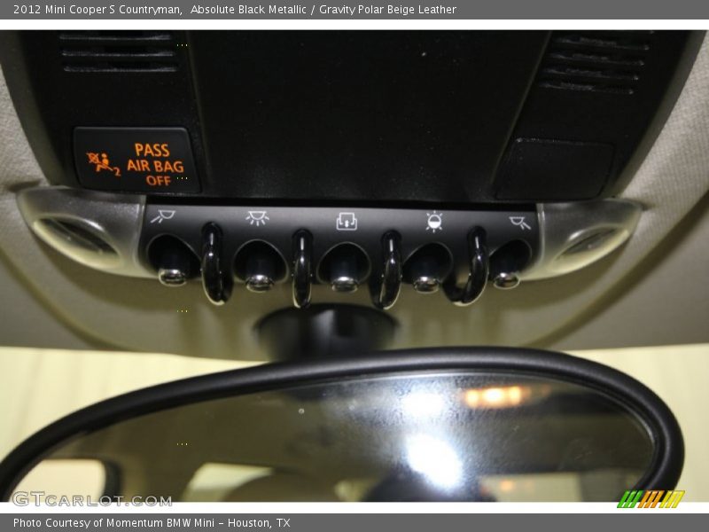 Absolute Black Metallic / Gravity Polar Beige Leather 2012 Mini Cooper S Countryman