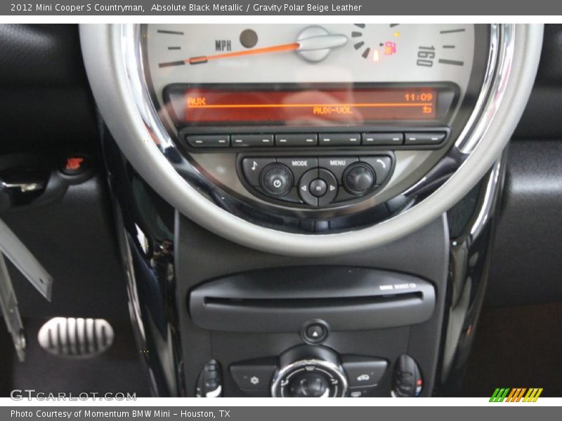 Absolute Black Metallic / Gravity Polar Beige Leather 2012 Mini Cooper S Countryman