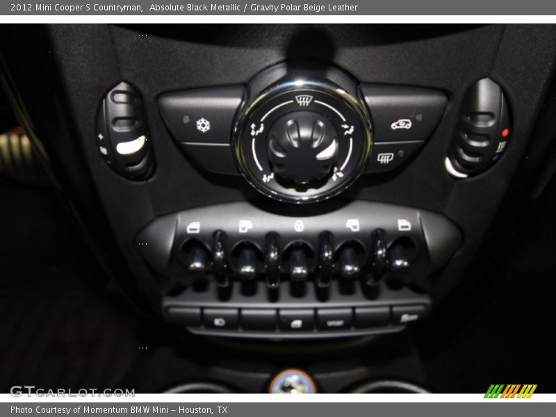 Absolute Black Metallic / Gravity Polar Beige Leather 2012 Mini Cooper S Countryman