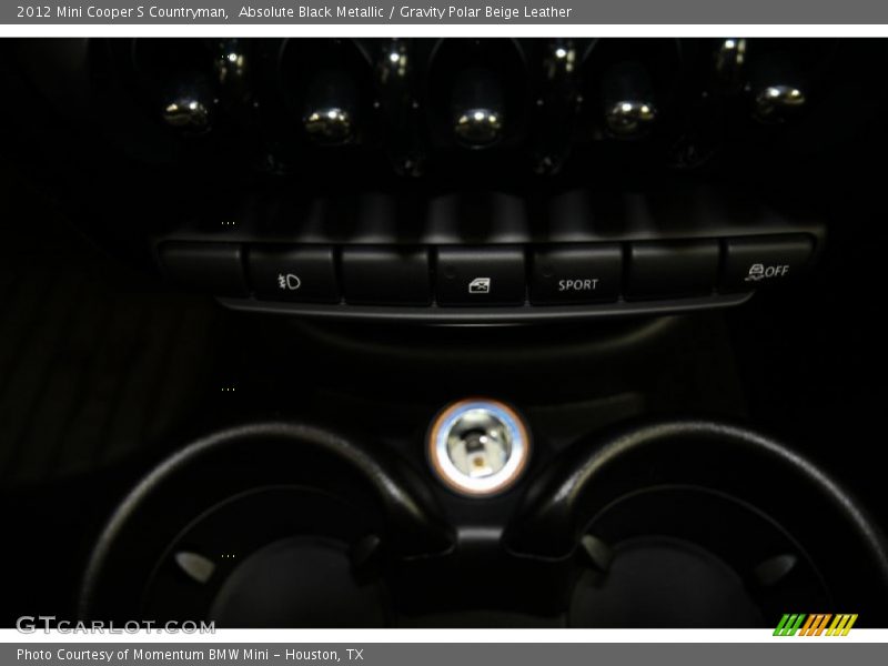 Absolute Black Metallic / Gravity Polar Beige Leather 2012 Mini Cooper S Countryman