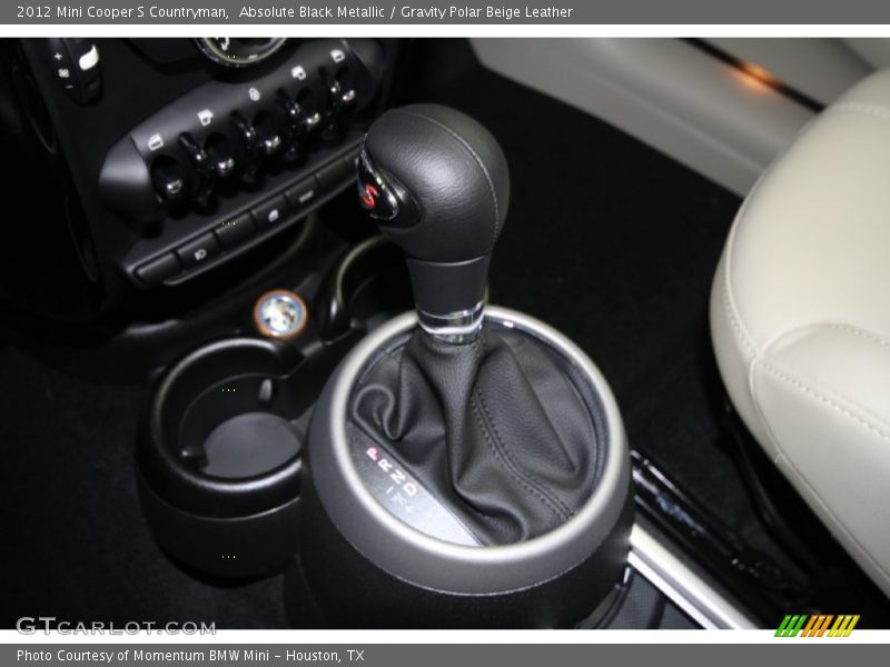 Absolute Black Metallic / Gravity Polar Beige Leather 2012 Mini Cooper S Countryman
