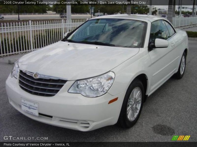 Stone White / Dark Slate Gray/Light Slate Gray 2008 Chrysler Sebring Touring Hardtop Convertible